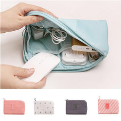 Digit Data Bag Headphone Protective Case Coin Money Storage Container Travel Bag