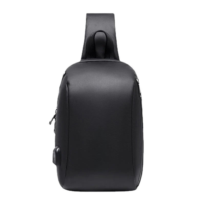 Men's Casual Crossbody Bag with USB Charging Port