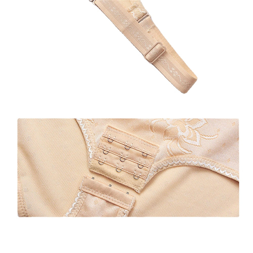 Lace Bodysuit for Women Tummy Control Shapewear Sleeveless Tops V-Neck Backless Camisole Jumpsuit Shaper