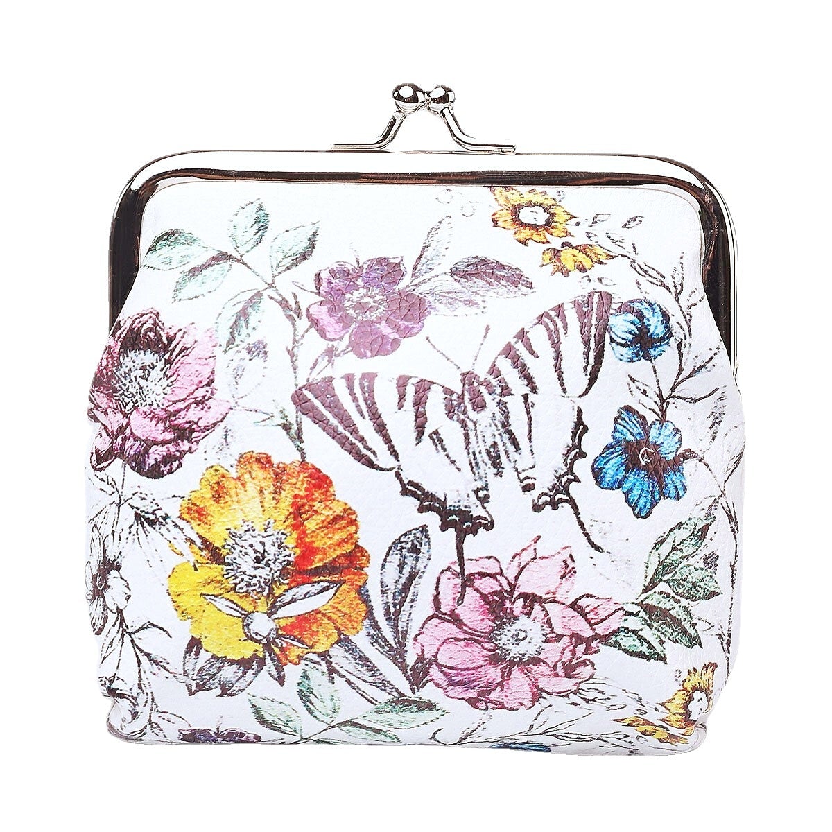 Women Girls Owl Butterfly Floral Mini Wallet Card Handbag Bag