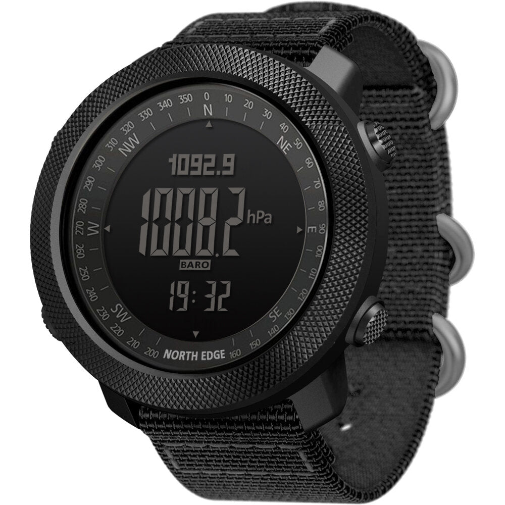 Altimeter Barometer Compass Temperature Display 50m Waterproof Outdoor Sport Digital Watch