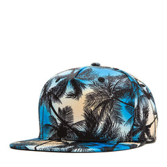 Men Women Tropical Wind Coconut Flat Hat Leaf Hip Hop hat Baseball Cap