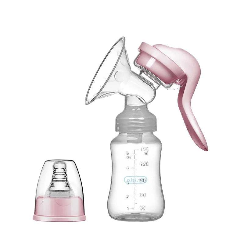 Breast Pump Manual Suction Milk Pump Feeding Breasts Pumps Milk Bottle Sucking Postpartum Supplies BPA Free