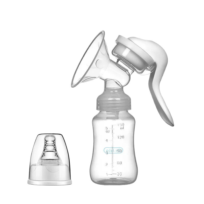 Breast Pump Manual Suction Milk Pump Feeding Breasts Pumps Milk Bottle Sucking Postpartum Supplies BPA Free