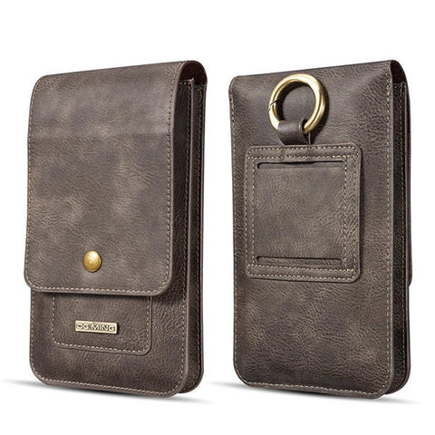 Men Faux Leather Phone Bag Holder Crossbody For 5.2 Inch Or 6.5