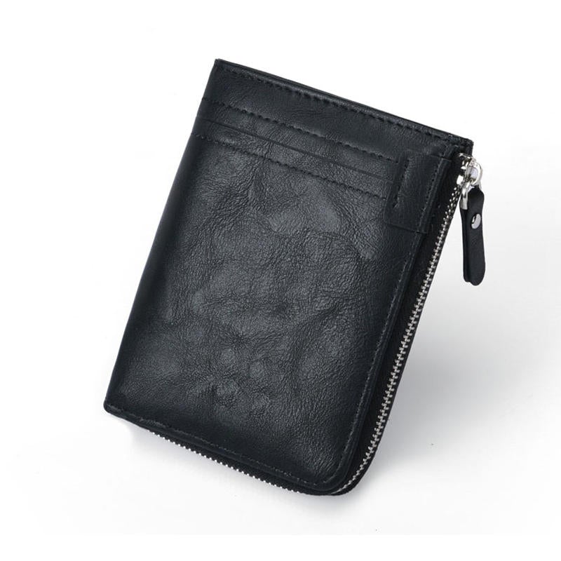 Men Casual Multifunctional Bifold Short Wallet Coin Holder Card