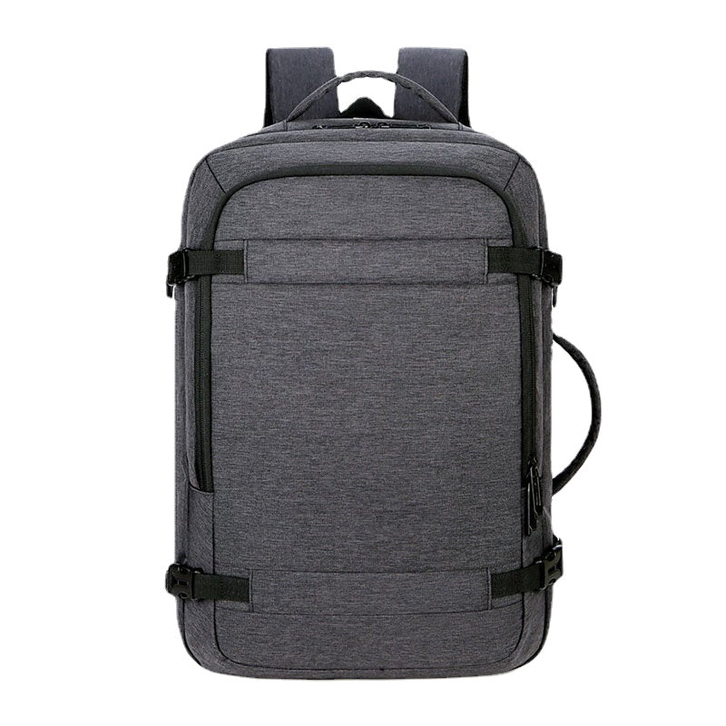 Men Polyester 15.6 Inch USB Charging Anti theft Business Laptop Bag Backpack