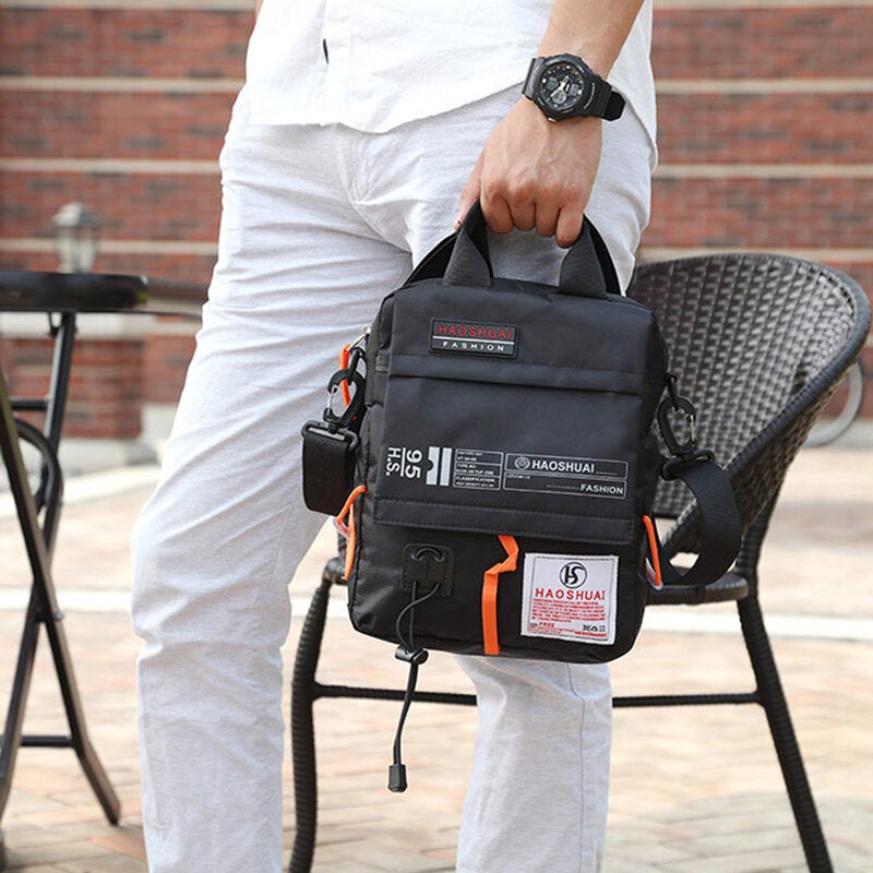 Men Fashion Shoulder Bag Outdoor Waterproof Bag Sports Travel