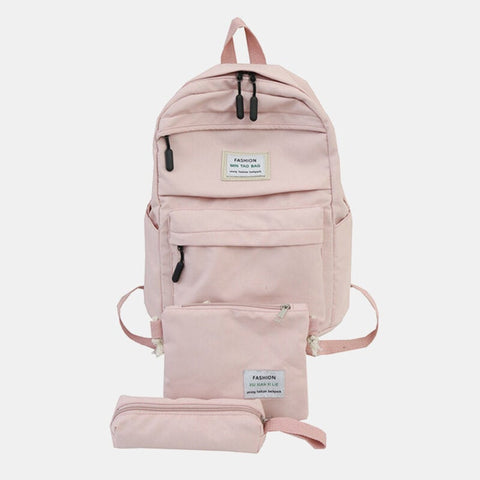 3 PCS Casual Backpack Shoulder Bag Crossbody Bag For Men Women