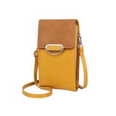 Women PU Leather Multi-carry Fashion Casual Phone Cross Body Bag