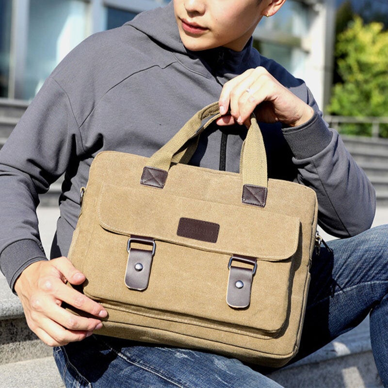 Men Large Capacity Handbag Shoulder Bag Crossbody