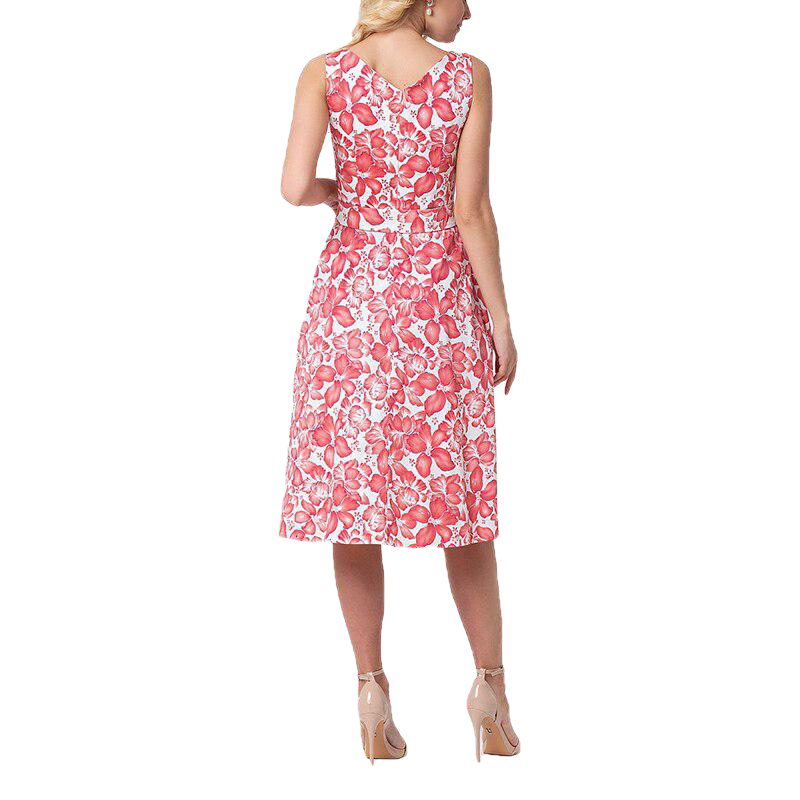 Casual Sleeveless Pink Color Light Retro Party Vestidos Sundress