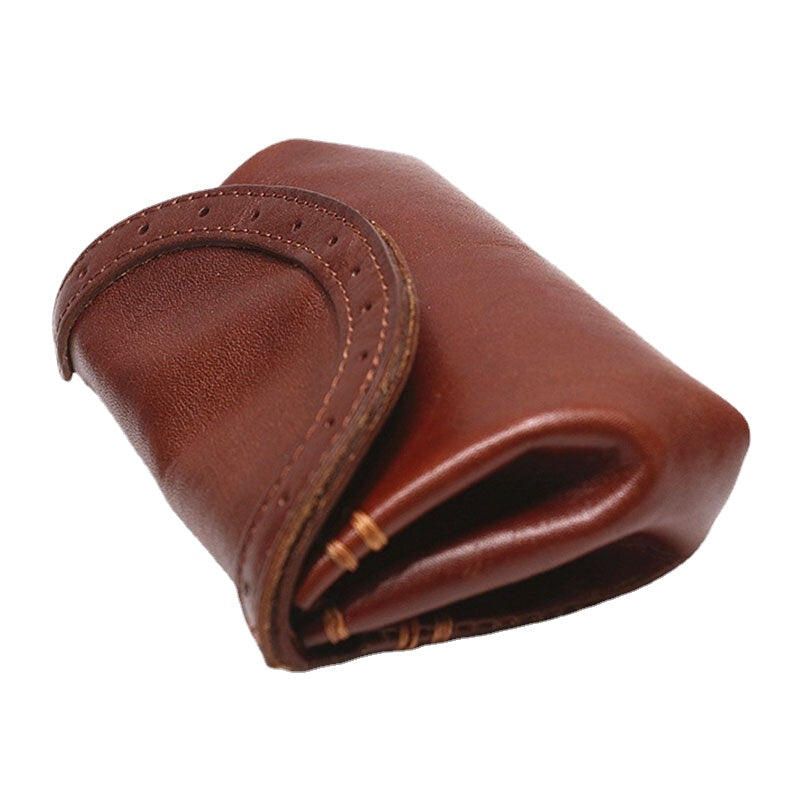 Women Genuine Leather Short Multifunction Large Capacity Wallet Card Holder Clutch Bag