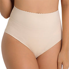 Soft Slim Ultra Elastic Waist Control Briefs High Waist Abdomen Shaping Thong Panties