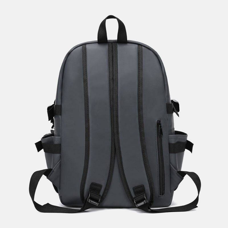 Men Nylon Waterproof Wearable Backpack Large Capacity Multiple Compartments Shoulder Bag