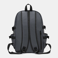 Men Nylon Waterproof Wearable Backpack Large Capacity Multiple Compartments Shoulder Bag