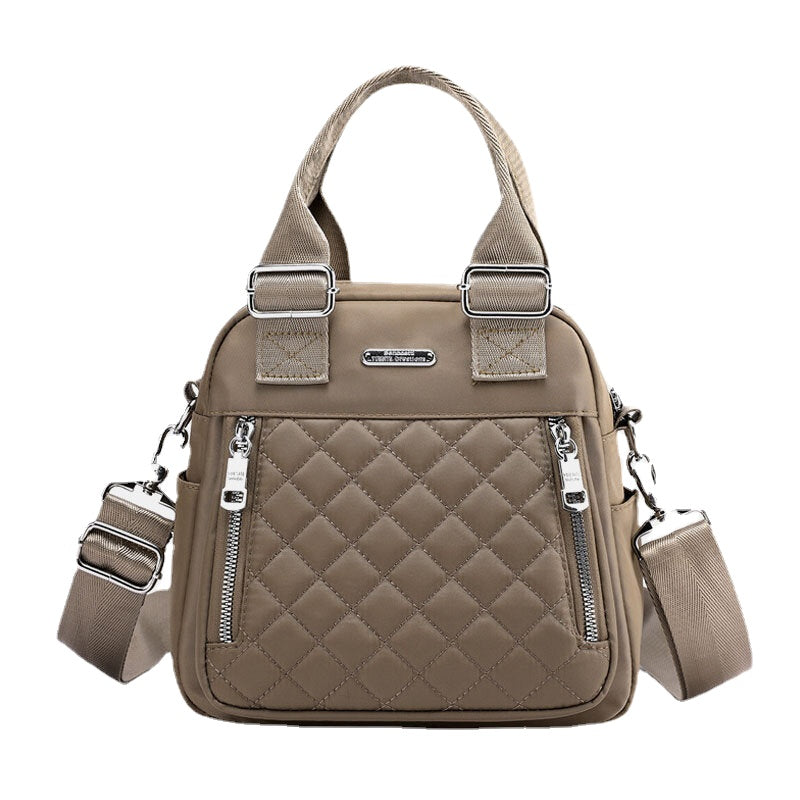 Women Large Capacity Multifunctional Waterproof Multi-Layer Shoulder Bag Backpack