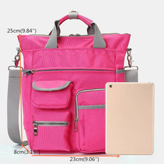 women waterproof large capacity multi pocket handbag shoulder bag