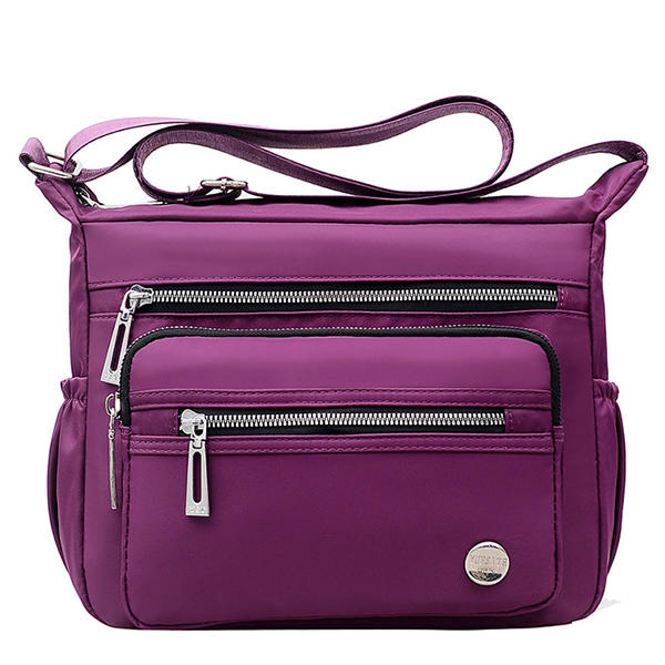Women Nylon Multi-layer Mummy Bag Shoulder Messenger Crossbody