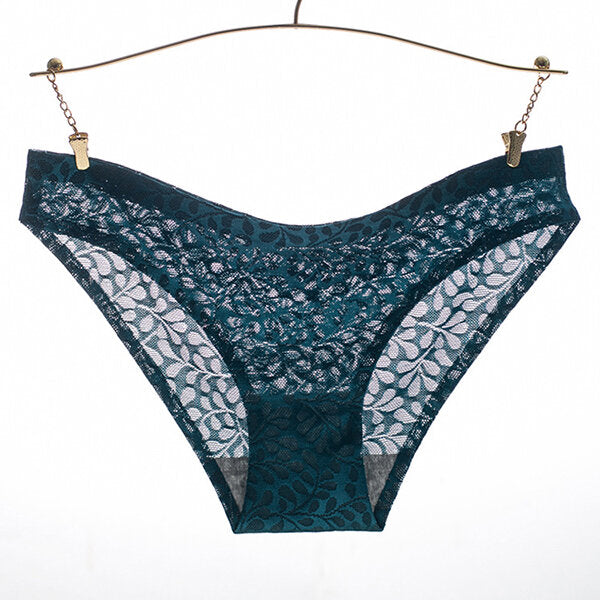 Women's Seamless Low Waist Thongs - Sexy Elastic Panties