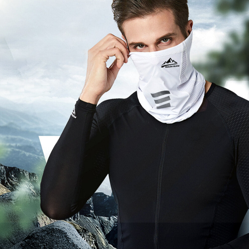 Multifunctional Bandana Face Scarf UV Protection Windproof An-dust Neck Gaiter Headwear for Women Men Hair Accessories