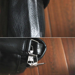 Men's PU Leather Crossbody Bag - Large Capacity Travel Shoulder Bag