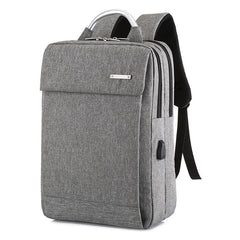 Men Casual Business Large Capacity Multifunctional Backpack With USB Charging Port