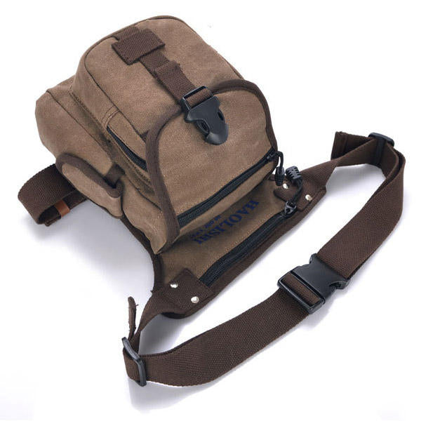 Unisex Casual Canvas Outdoor Sports Waist & Camera Bag