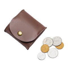 Women Genuine Leather Mini Retro Coin Bag Small Storage Bag Earphone Bag