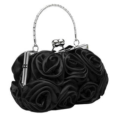 Women's Flower Pattern Clutch Bags for Evening Party Bridal Handbag