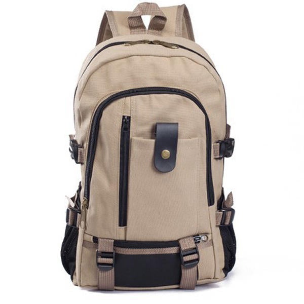 Men Women Large Capacity School Laptop Backpack Canvas Casual Backpack