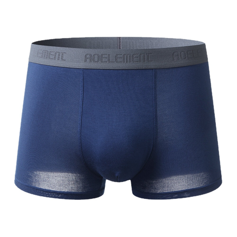 Mens Fatty Big Size Modal U Convex Boxer Briefs
