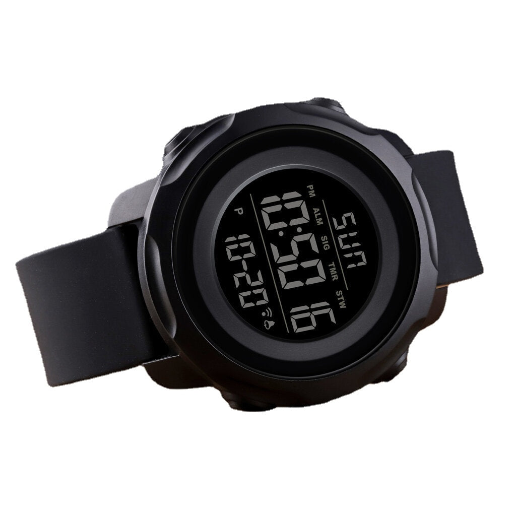 Outdoor Sport Men Watch Big Dial 50M Waterproof Alarm Luminous Calendar Multifunction Digital Watch