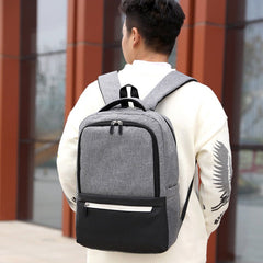 Men Large Capacity Waterproof Wear-resisting Backpack Multi-pocket 15.6 Inch Laptop Bag Shoulder