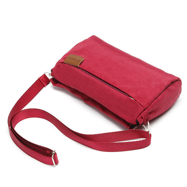 Women Travel Passport Storage Bag Nylon Waterproof Crossbody