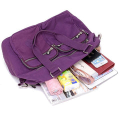 Nylon Large Capacity Lightweight Multi-pocket Crossbody Bag Handbag For Women