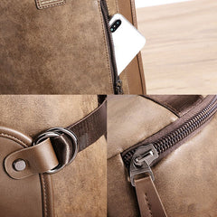 Men Vintage Large Capacity Backpack Casual Travel Bag