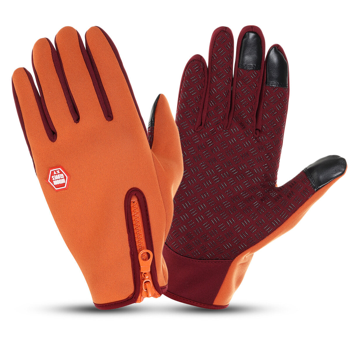 Winter Bike Gloves Thermal Touch Screen Windproof Work Gloves Outdoor Cycling