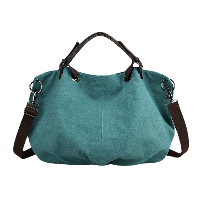 women canvas vintage handbag shoulder bag for outdoor