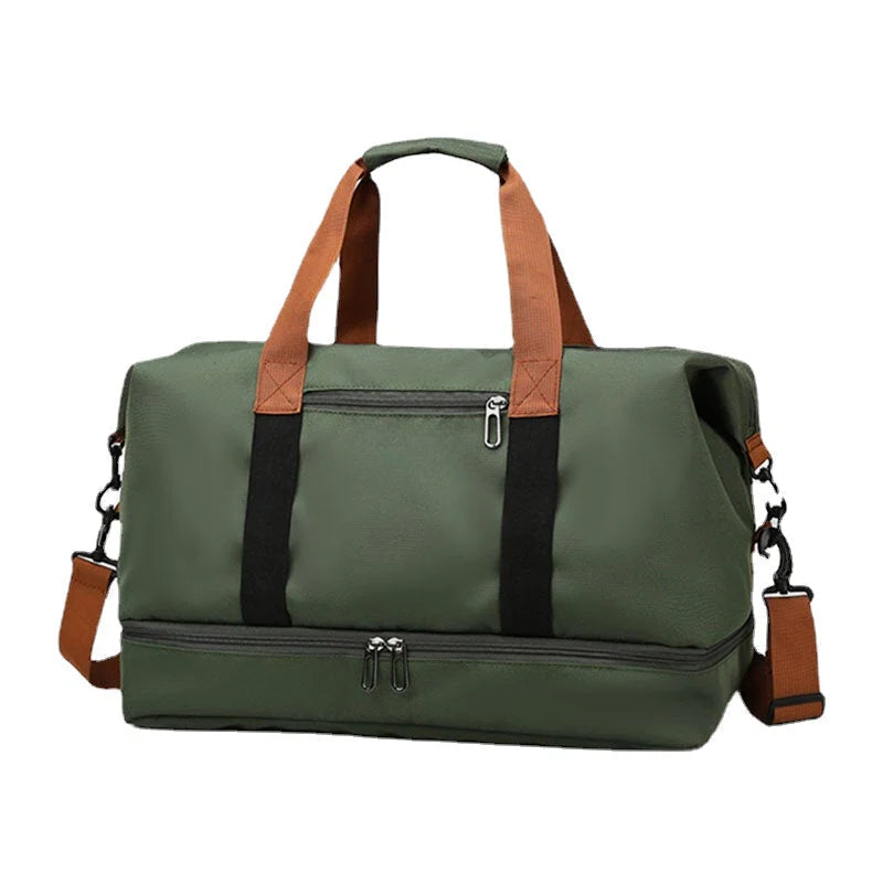 Unisex 32L Waterproof Oxford Crossbody Bag with Multi-Pockets for Summer Travel