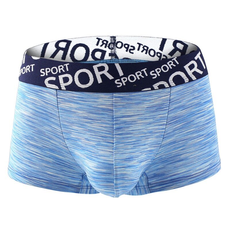 Colorful Cotton Underwear Breathable U Convex Pouch Widen Waistband Underwear for Men