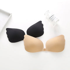 Women's Plus Size Bras & Bralettes Adhesive Bra Strapless 3,4 Cup Solid Color Micro-elastic Breathable Push Up Invisible Wedding Party Party & Evening Silica Gel , 1 PC