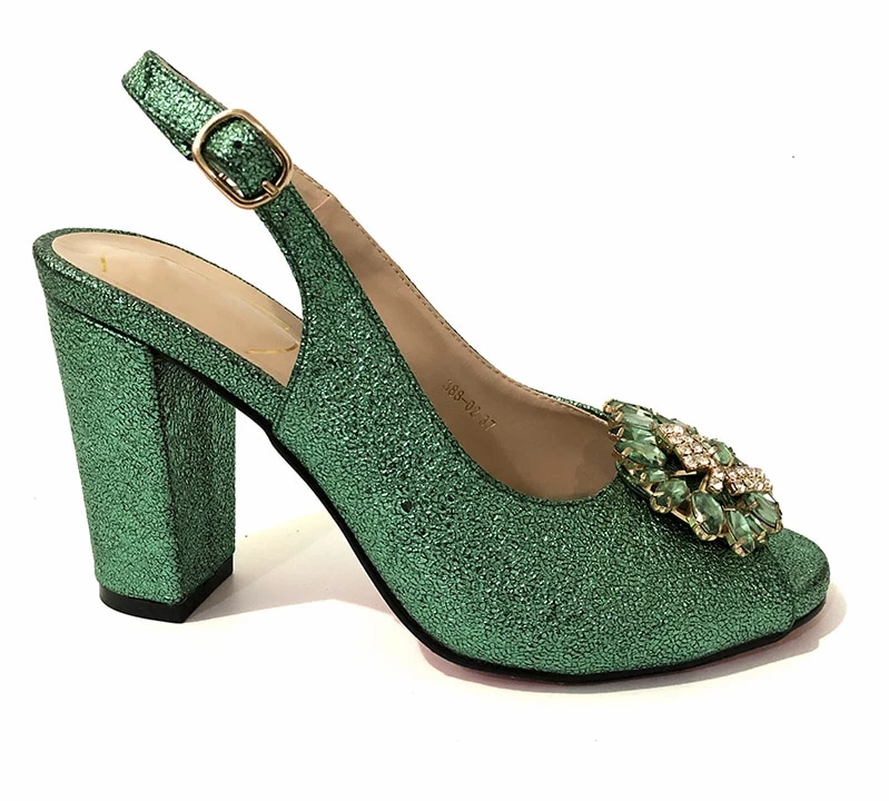 Crystal Buckle Strap High Quality Pumps For Women - Sheseelady