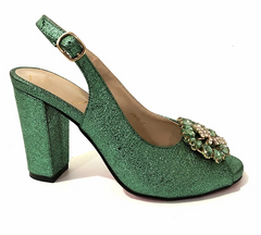 Crystal Buckle Strap High Quality Pumps For Women - Sheseelady