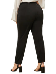 Plus Size Black Fashion Pants