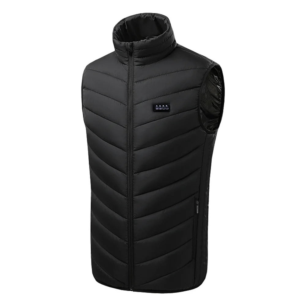 Heated Vest 13 Heating Areas Oversized Women Men Winter Vest Self Heating Vest Usb Electric Thermal Vest Jacket Outdoor Veste