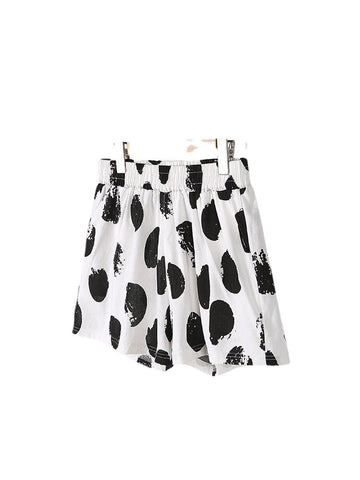 Plus Size Women 100% Cotton Breathable Print Casual Shorts Pajamas Bottoms