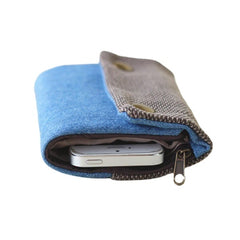 Women Handmade Three-fold Purse Denim Wallet Casual Multi-pockets Card Holder