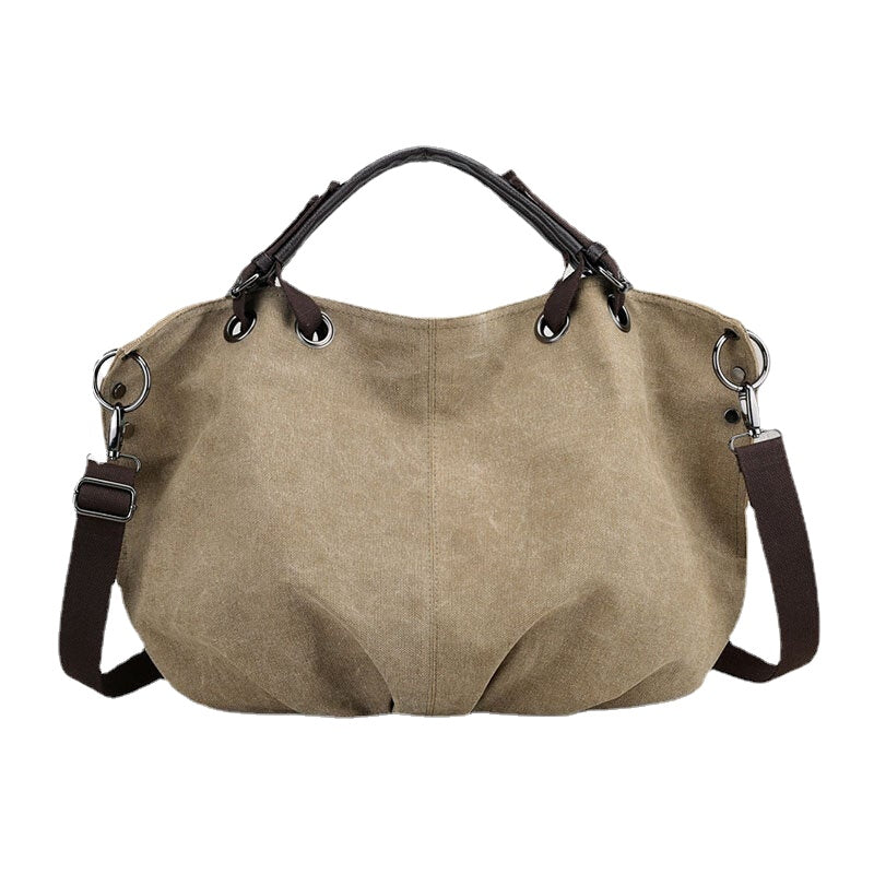 women canvas vintage handbag shoulder bag for outdoor