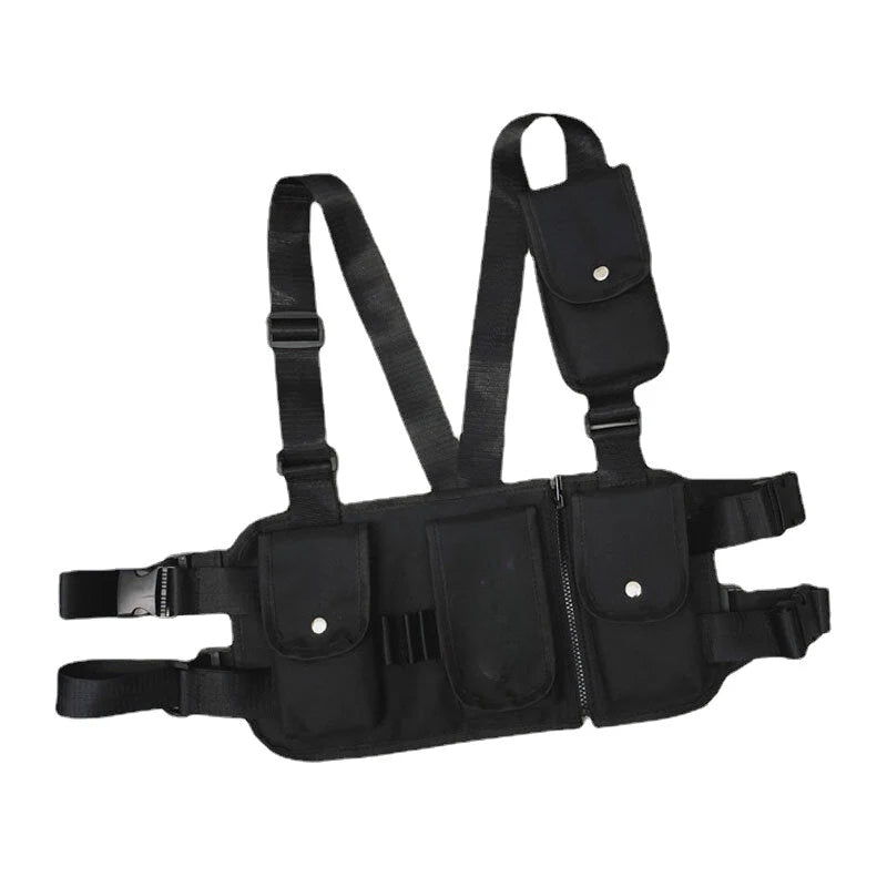Unisex Tactical Multi-Pocket Chest Vest Bag for Fashion